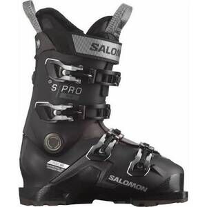 NEW SALOMON women's s/pro hv 90 w gw ski boots in black/silver metallic